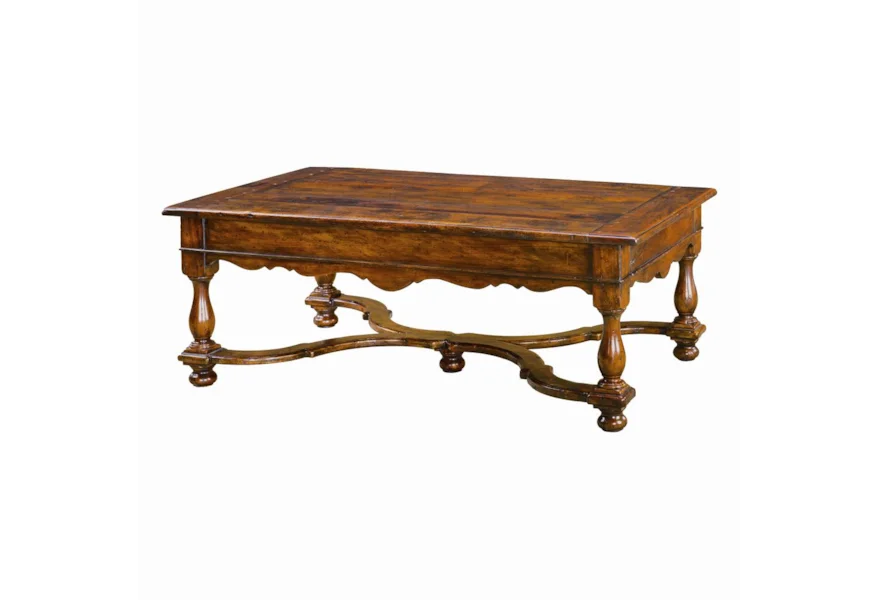 Theodore Alexander Tables Rectangular Antiqued Wood Cocktail Table theodore-alexander-tables-rectangular-antiqued-wood-cocktail-table